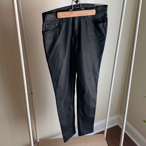 Banana Republic skinny leather look jean